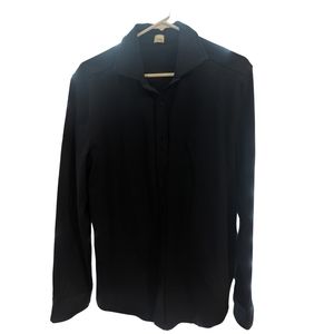 Swet Tailor - Button Up -Mens Large - Midnight Navy Blue NWOT